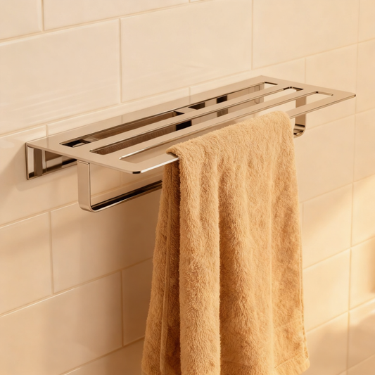 Elevate Your Bathroom Style with Our Sleek Stainless Steel Towel Rack